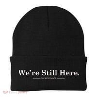 We're Still Here. The Resistance Resist Anti-Trump Beanie thumb 0