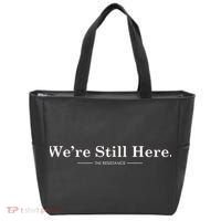 We're Still Here. The Resistance Resist Anti-Trump Tote Bag thumb 0