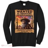 Wanted El Squatcho Wanted Poster Bigfoot And Sasquatch Gift Sweatshirt thumb 0