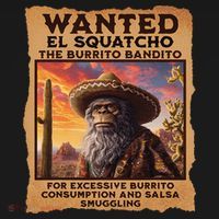Wanted El Squatcho Wanted Poster Bigfoot And Sasquatch Gift Women's Tank Top thumb 5