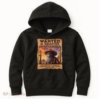 Wanted El Squatcho Wanted Poster Bigfoot And Sasquatch Gift Kids Hoodie thumb 0