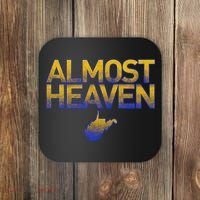 West Virginia Almost Heaven Coaster thumb 0