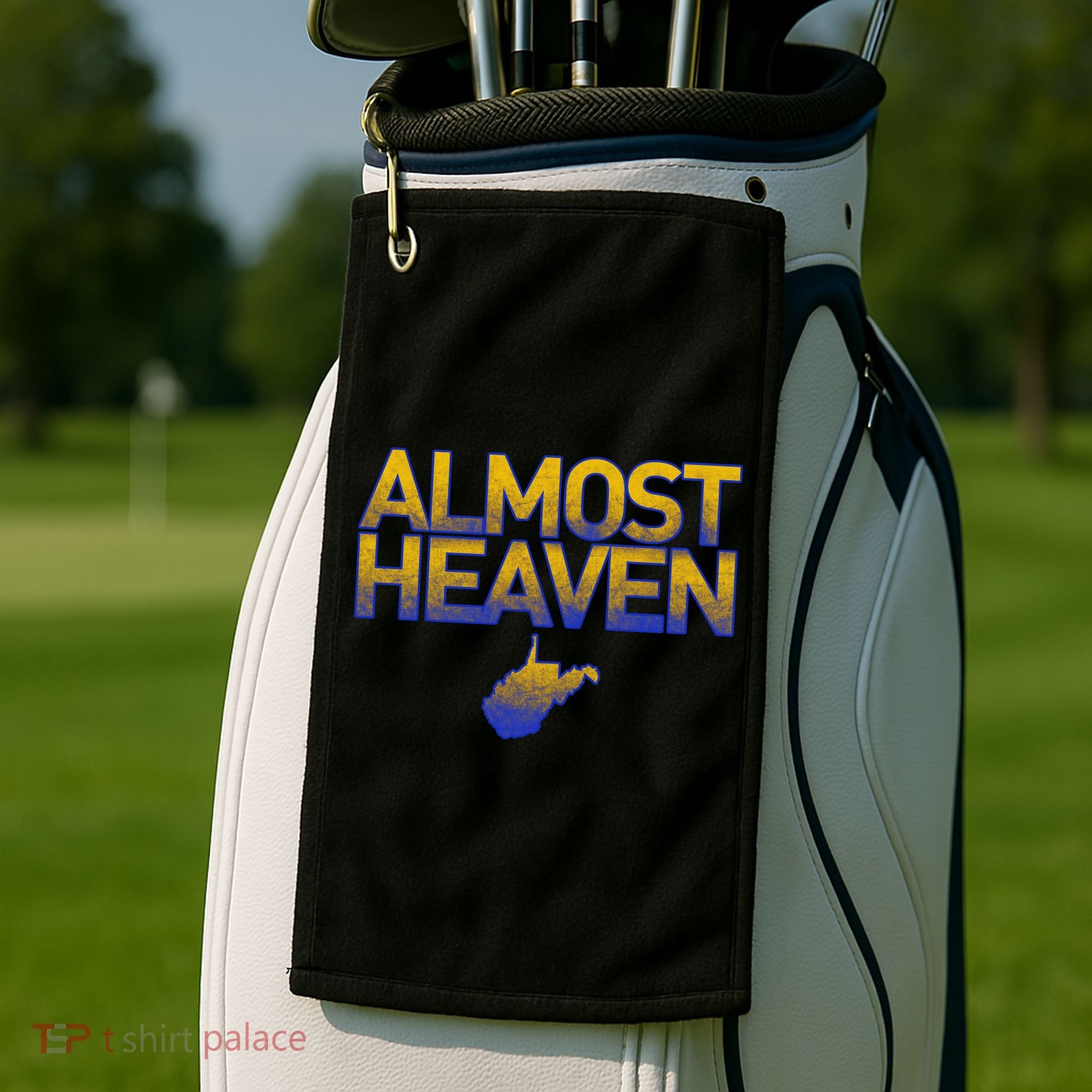 West Virginia Almost Heaven Golf Towel