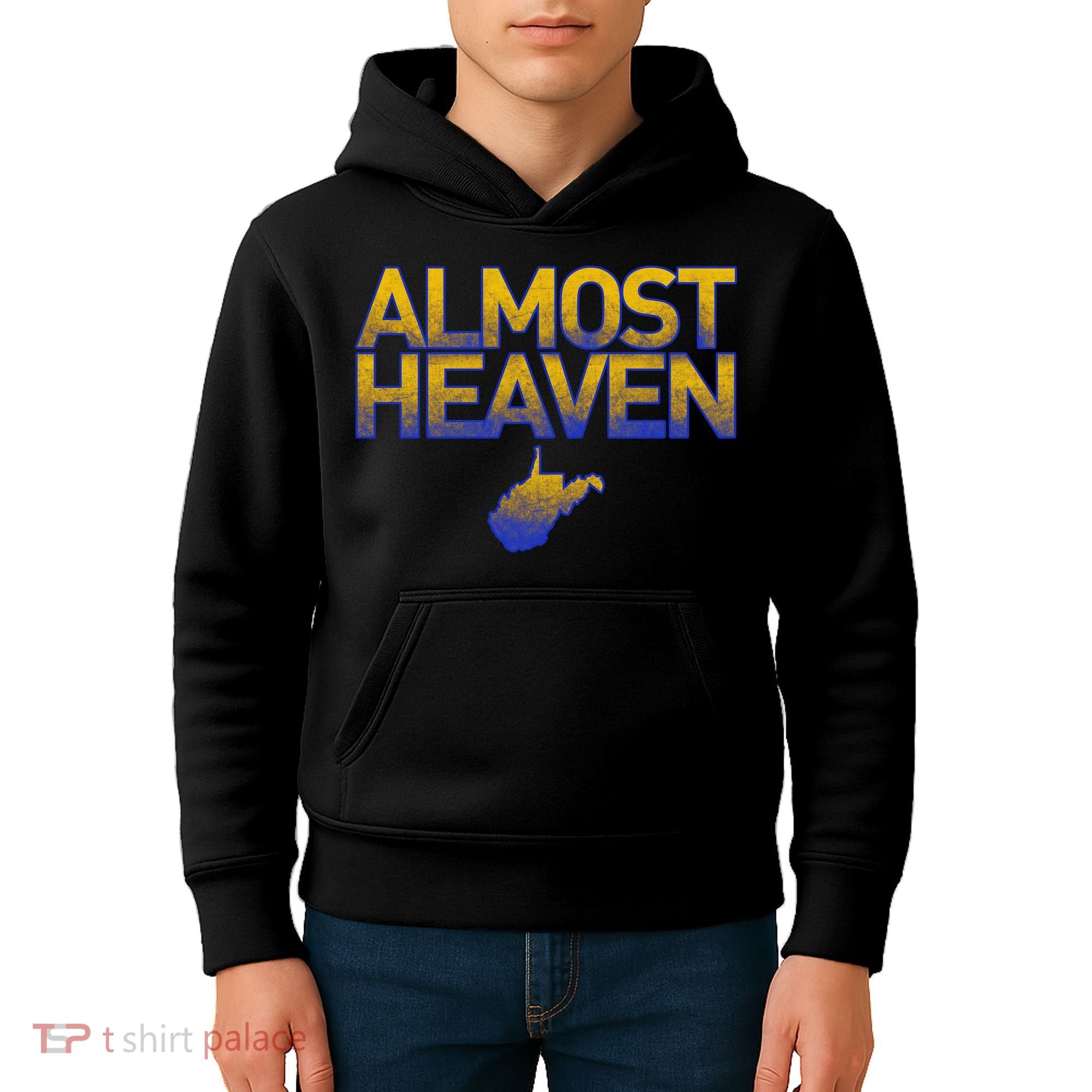 West Virginia Almost Heaven Kids Hoodie