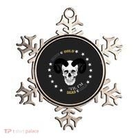 West Virginia Blue & Gold Till I'm Dead & Cold Ornament thumb 0