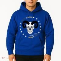 West Virginia Blue & Gold Till I'm Dead & Cold Hoodie thumb 2