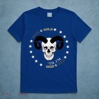West Virginia Blue & Gold Till I'm Dead & Cold T-Shirt thumb 5