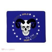 West Virginia Blue & Gold Till I'm Dead & Cold Mousepad thumb 0