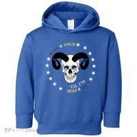 West Virginia Blue & Gold Till I'm Dead & Cold Toddler Hoodie thumb 0