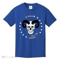 West Virginia Blue & Gold Till I'm Dead & Cold Kids T-Shirt thumb 0