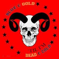 West Virginia Blue & Gold Till I'm Dead & Cold Santa Hat thumb 1
