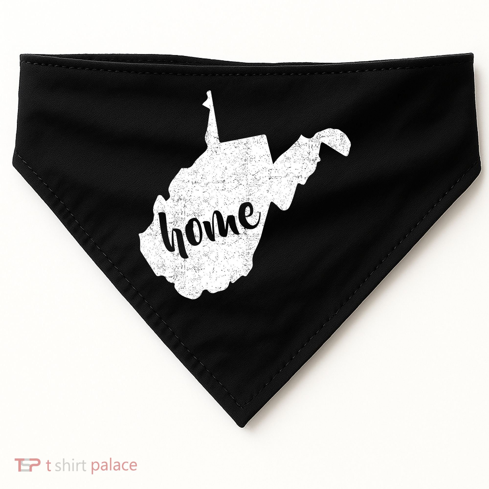 West Virginia Home State USA-Made Doggie Bandana