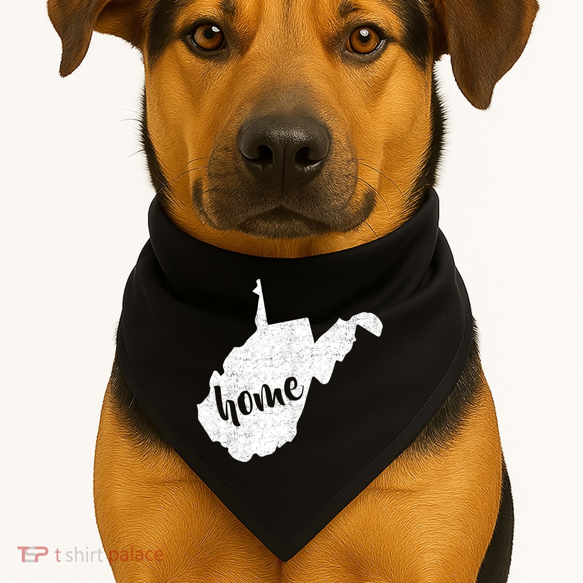 West Virginia Home State USA-Made Doggie Bandana