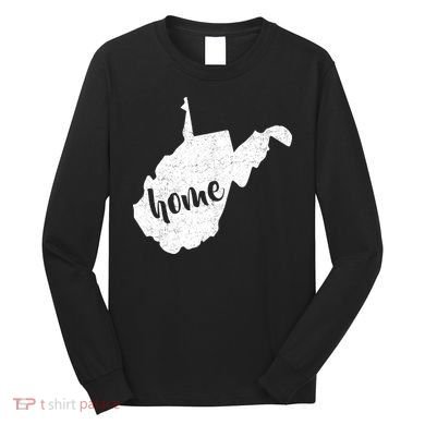 West Virginia Home State Long Sleeve Shirt