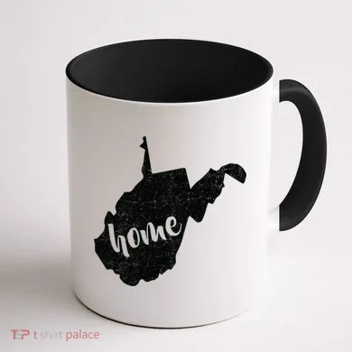 West Virginia Home State Coffee Mug back