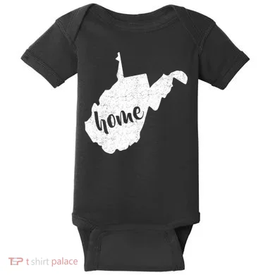 West Virginia Home State Baby Bodysuit