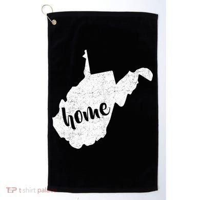 West Virginia Home State Golf Towel