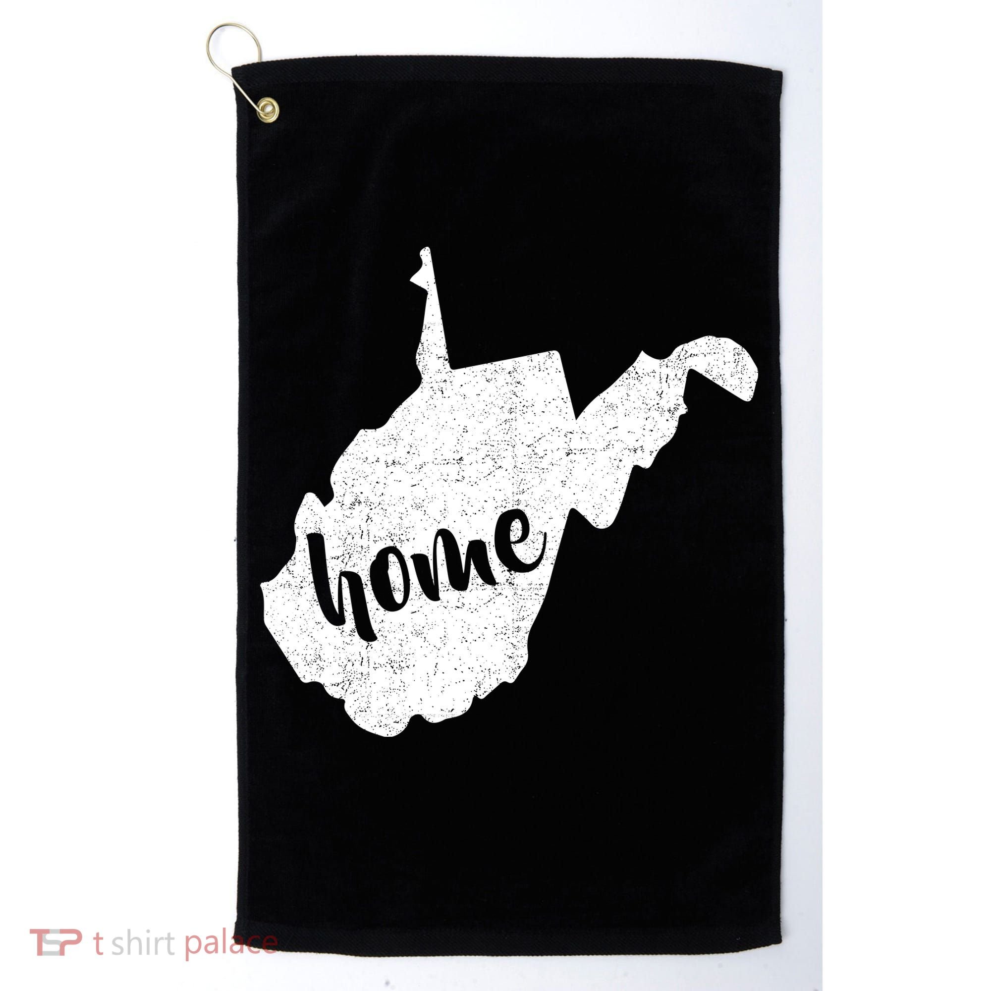West Virginia Home State Golf Towel