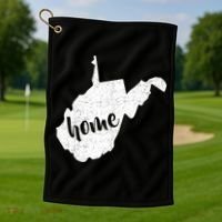 West Virginia Home State Golf Towel thumb 1