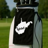 West Virginia Home State Golf Towel thumb 2