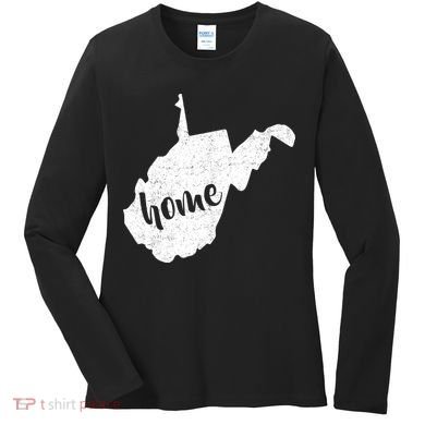 West Virginia Home State Women's Long Sleeve Shirt