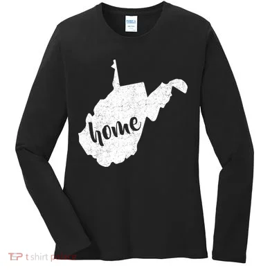 West Virginia Home State Women's Long Sleeve Shirt