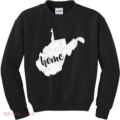 West Virginia Home State Kids Sweatshirt
