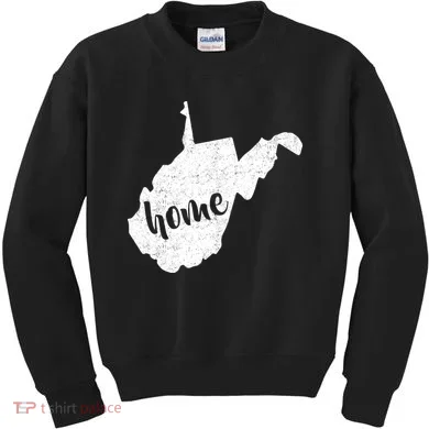 West Virginia Home State Kids Sweatshirt