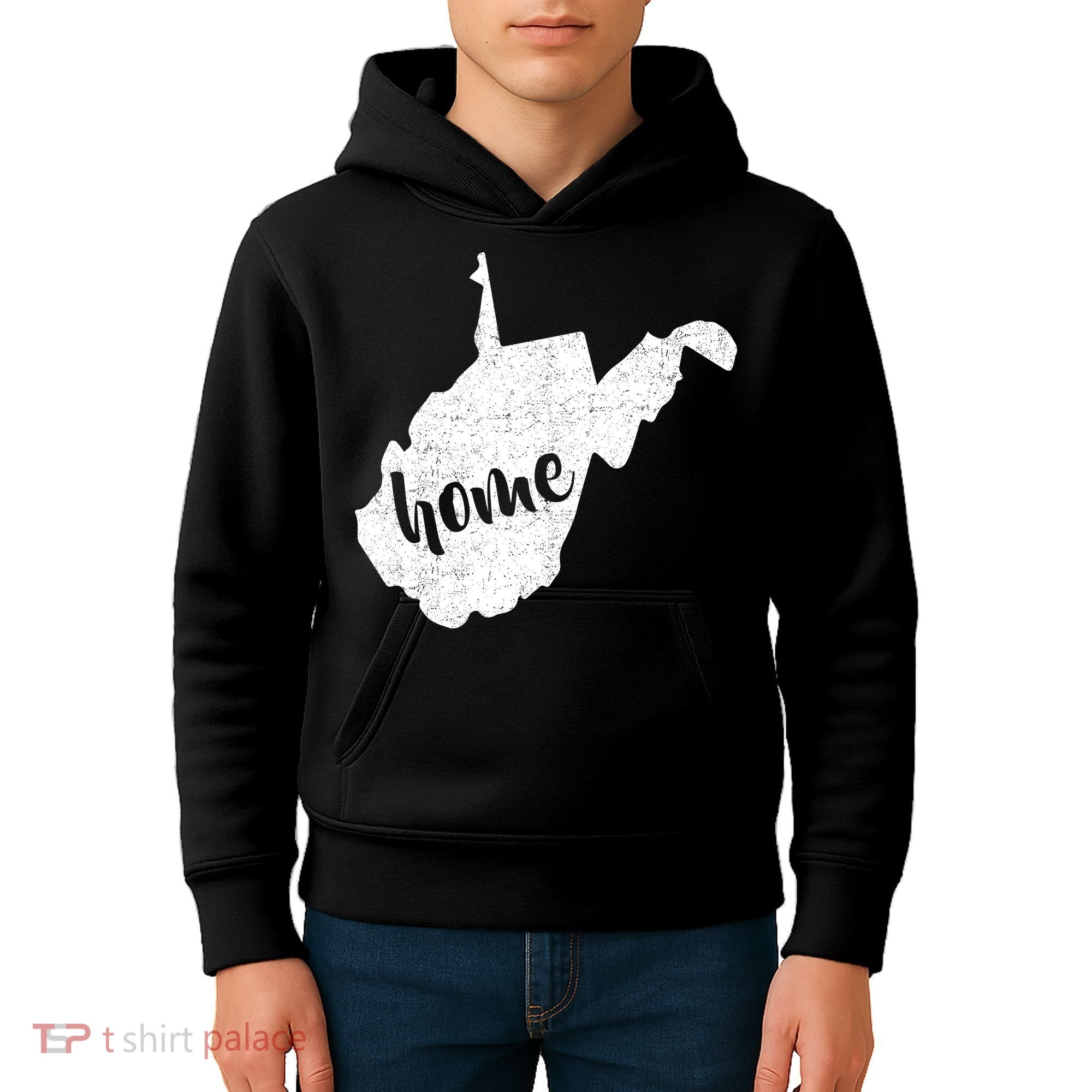 West Virginia Home State Kids Hoodie