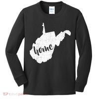 West Virginia Home State Kids Long Sleeve Shirt thumb 0