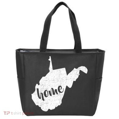 West Virginia Home State Tote Bag