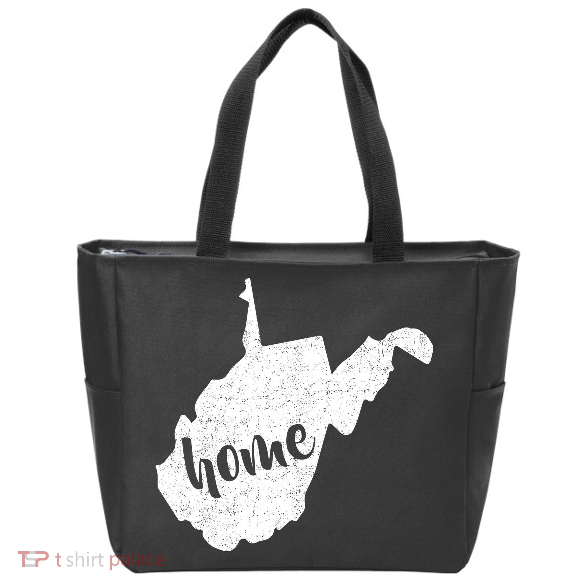 West Virginia Home State Tote Bag