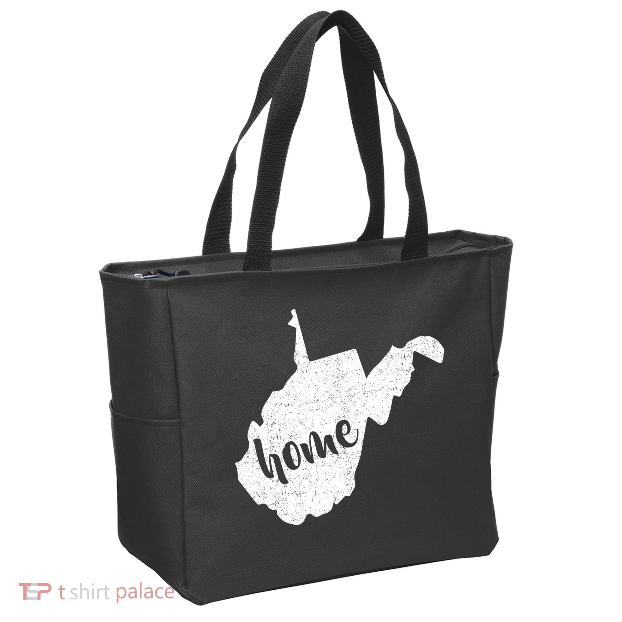 West Virginia Home State Tote Bag