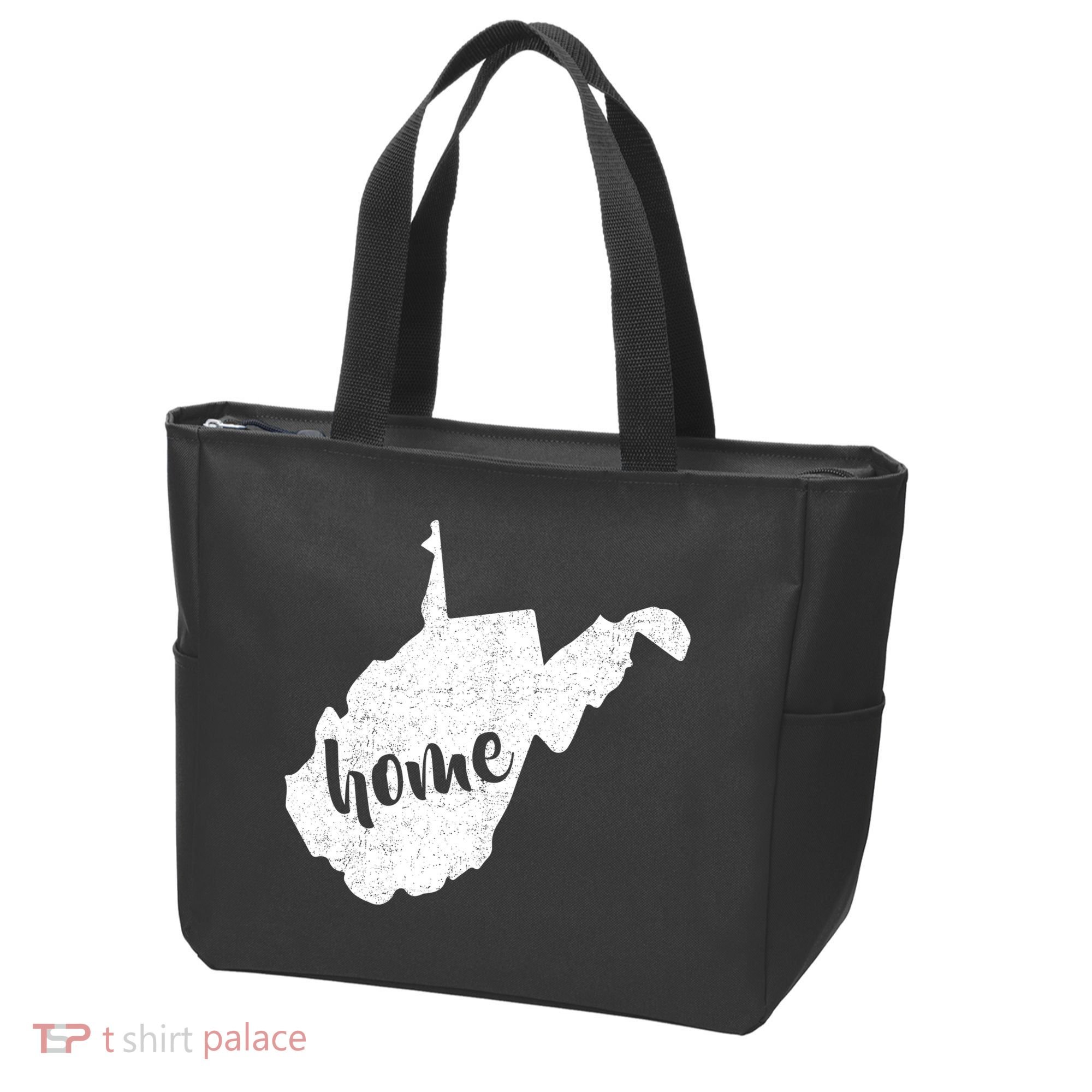 West Virginia Home State Tote Bag