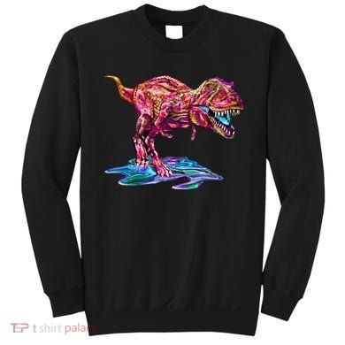 Wet Paint Colorful T-Rex Sweatshirt