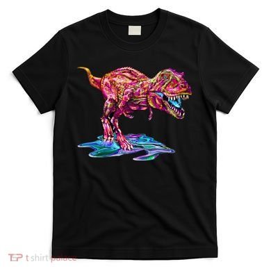 Wet Paint Colorful T-Rex T-Shirt