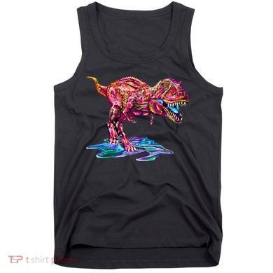 Wet Paint Colorful T-Rex Tank Top