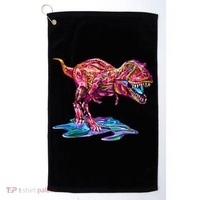 Wet Paint Colorful T-Rex Golf Towel
