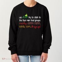 We Elves Try To Stick To Four Main Food Groups Women's Sweatshirt thumb 0