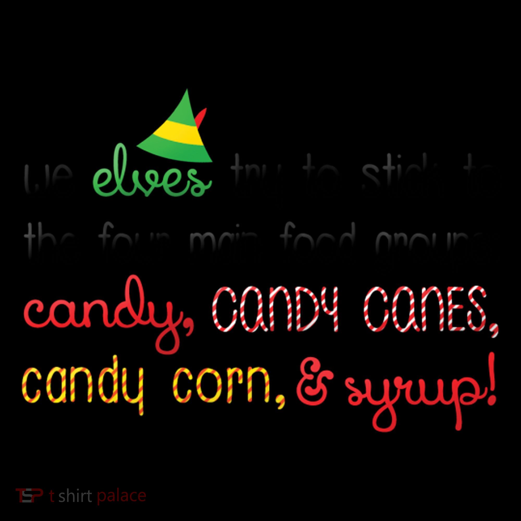 We Elves Try To Stick To Four Main Food Groups Coffee Mug