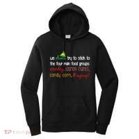 We Elves Try To Stick To Four Main Food Groups Women's Hoodie thumb 0