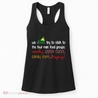 We Elves Try To Stick To Four Main Food Groups Women's Tank Top thumb 0