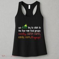 We Elves Try To Stick To Four Main Food Groups Women's Tank Top thumb 3