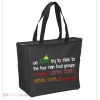 We Elves Try To Stick To Four Main Food Groups Tote Bag thumb 2