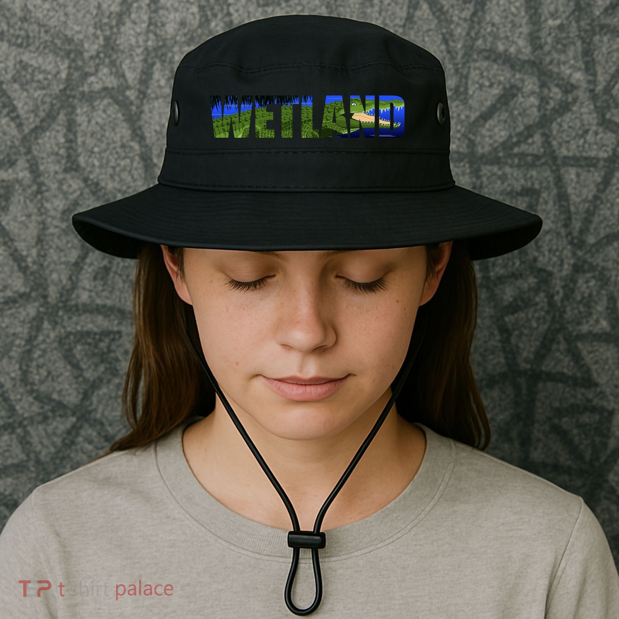 Wetland Gator Crocodile Bucket Hat