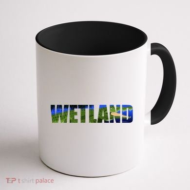 Wetland Gator Crocodile Coffee Mug back