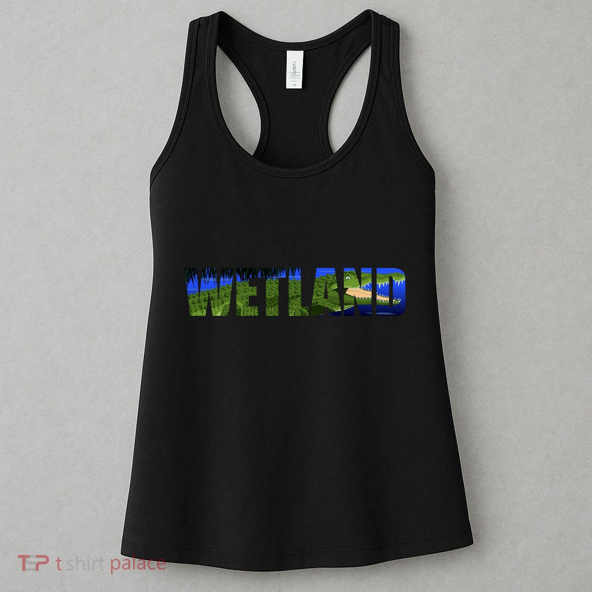 Wetland Gator Crocodile Women's Tank Top