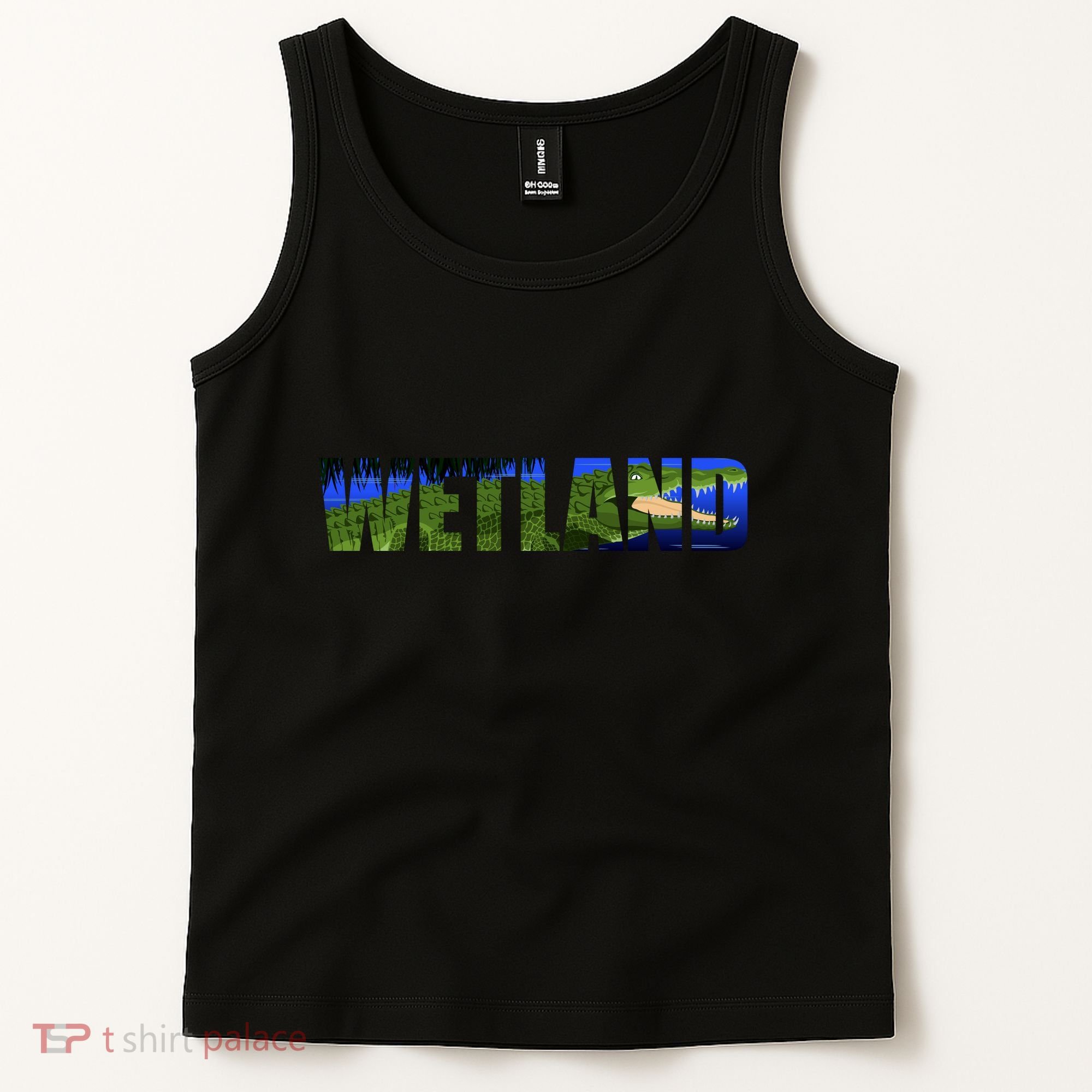 Wetland Gator Crocodile Tank Top