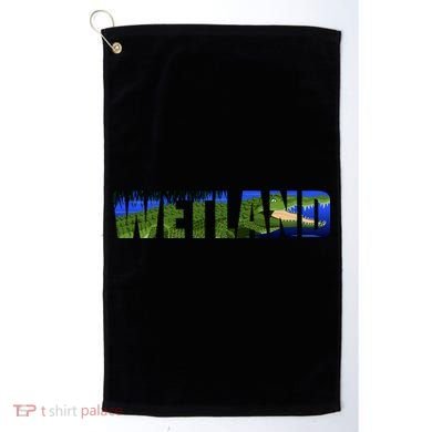 Wetland Gator Crocodile Golf Towel
