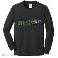 Wetland Gator Crocodile Kids Long Sleeve Shirt thumb 0